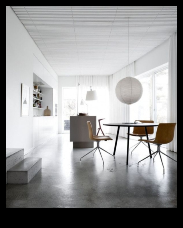 האם אתה יכול להמליץ ​​על דרכים להציג בטון בעיצוב מינימליסטי לתחושה עכשווית?