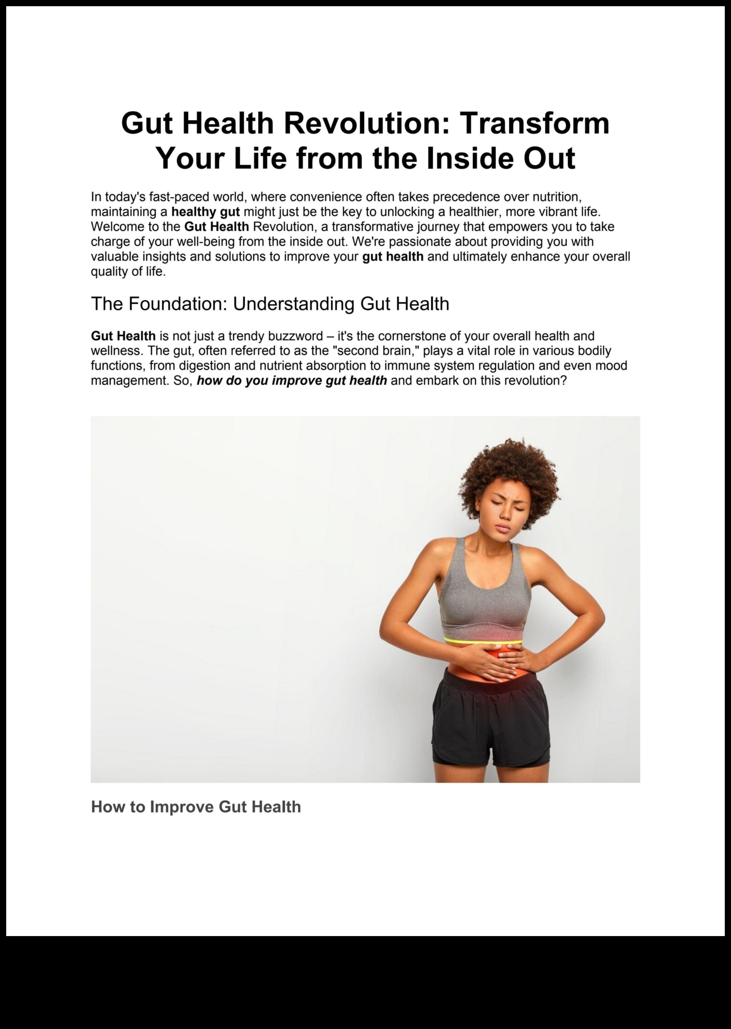 מהפכת החומרים התזונתיים: שינוי בריאותך מבפנים