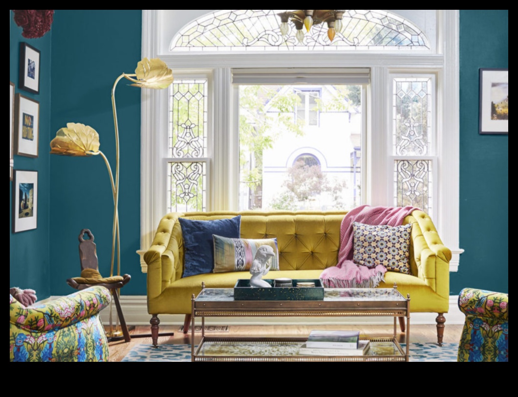 צבעים נועזים לעיצוב הבית תוסס