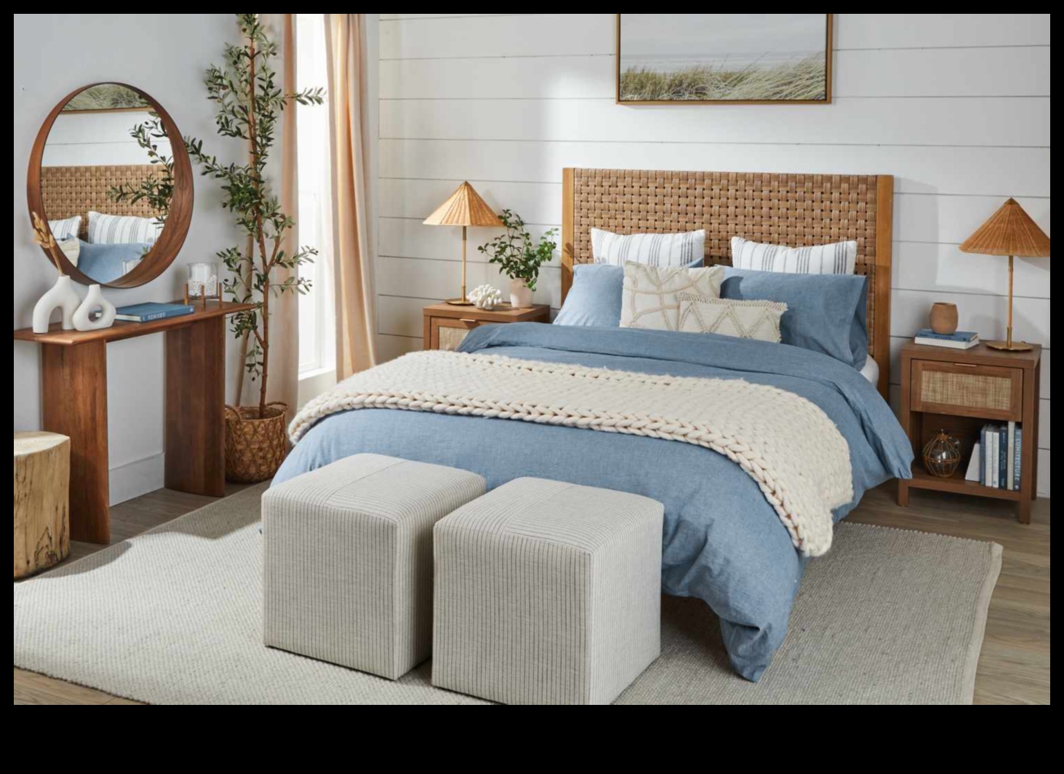 חדר שינה חוף 10 דרכים להכניס את החוף פנימה 2 כיצד ליצור חדר שינה בהשראת החוף