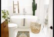 מהם כמה רעיונות לעיצוב חדר אמבטיה בוהמי למיצוי שטח קטן?