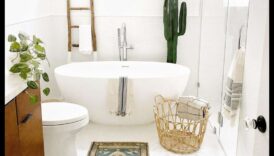 מהם כמה רעיונות לעיצוב חדר אמבטיה בוהמי למיצוי שטח קטן?