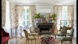 עיצוב סלון כפרי צרפתי לאלגנטיות קלאסית