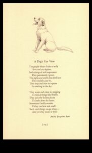 שירה מודפסת כפות: אוסף אודות לכלבים