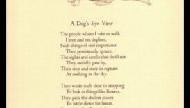 שירה מודפסת כפות: אוסף אודות לכלבים